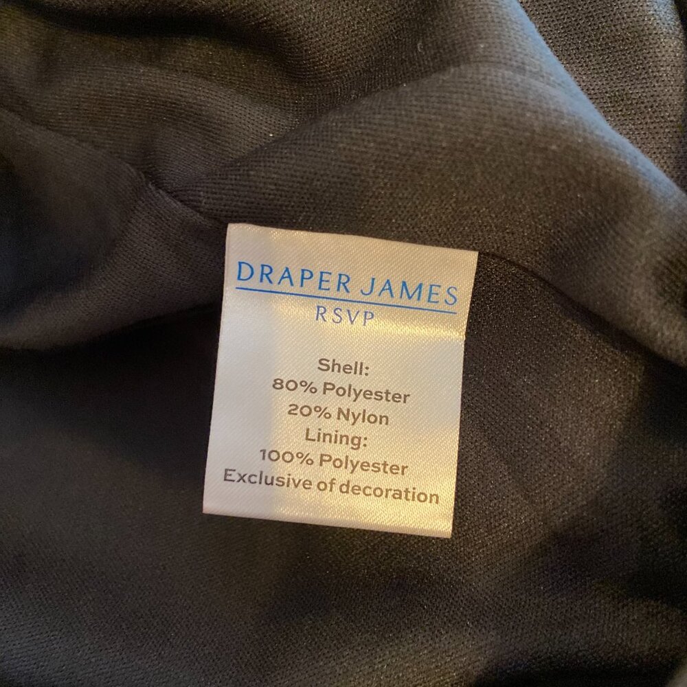Draper James RSVP Black Sleeveless A-Line Dress Back Zipper Sz.XL NWT - Picture 7 of 8
